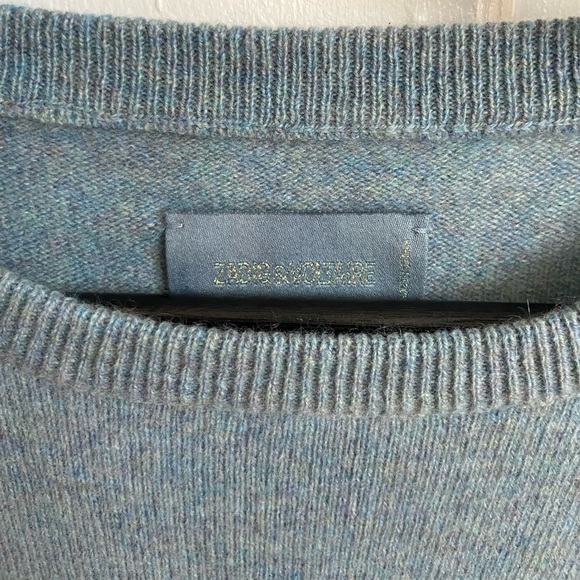 Blue Cici Patch sweater from Zadig&Voltaire - Picture 5 of 8